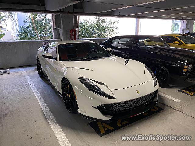 Ferrari 812 Superfast spotted in Fort Lauderdale, Florida