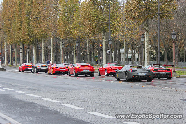Ferrari 458 Italia spotted in Paris, France
