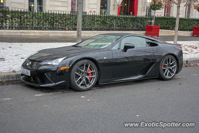 Lexus LFA spotted in Paris, France