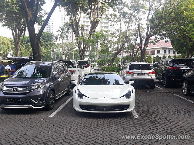 Ferrari 458 Italia spotted in Jakarta, Indonesia