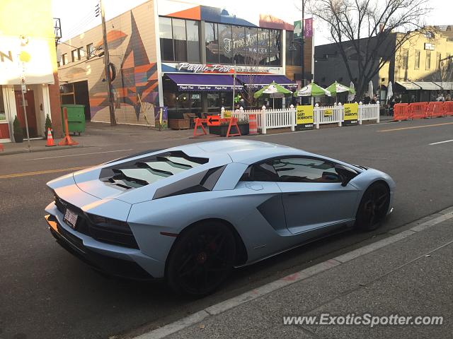 Lamborghini Aventador spotted in Calgary, Canada
