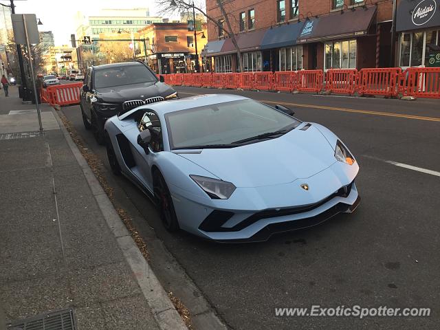 Lamborghini Aventador spotted in Calgary, Canada
