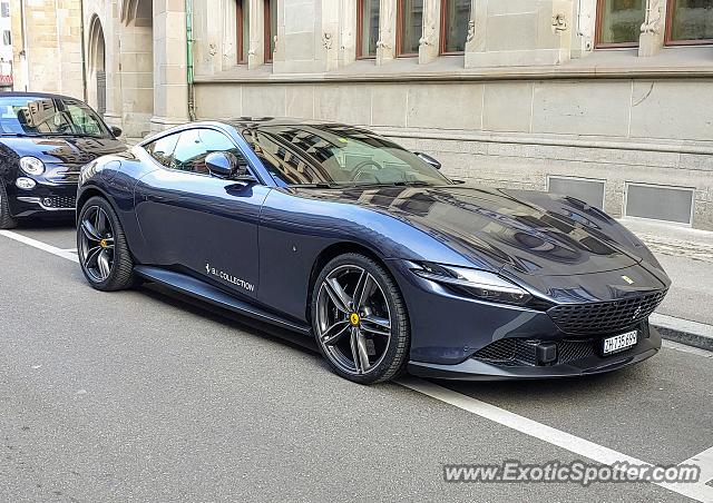 Ferrari Roma spotted in Zurich, Switzerland