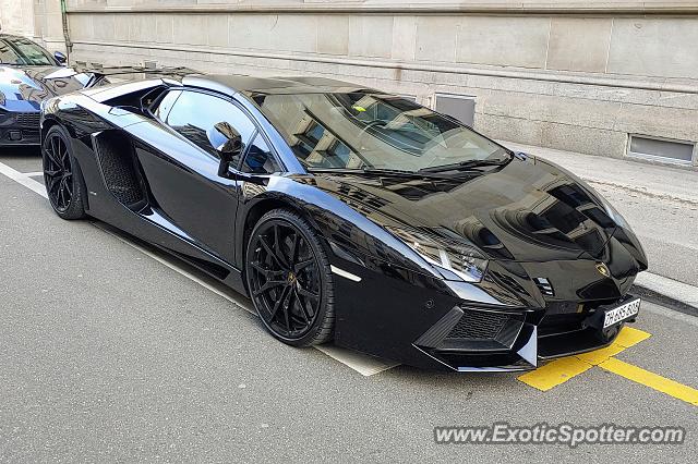 Lamborghini Aventador spotted in Zurich, Switzerland