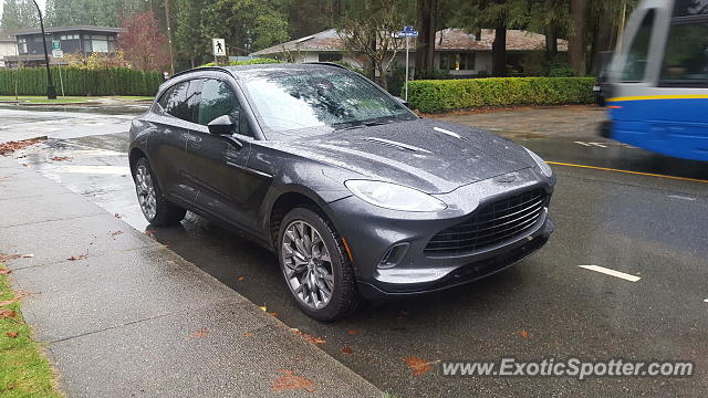 Aston Martin DBX spotted in Vancouver, Canada