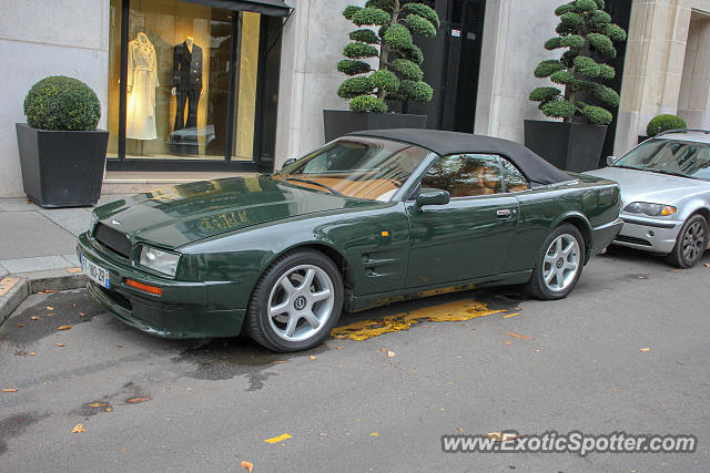 Aston Martin Virage spotted in Paris, France