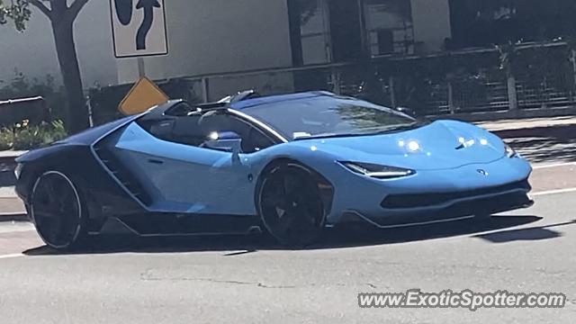 Lamborghini Centenario spotted in Walnut creek, California