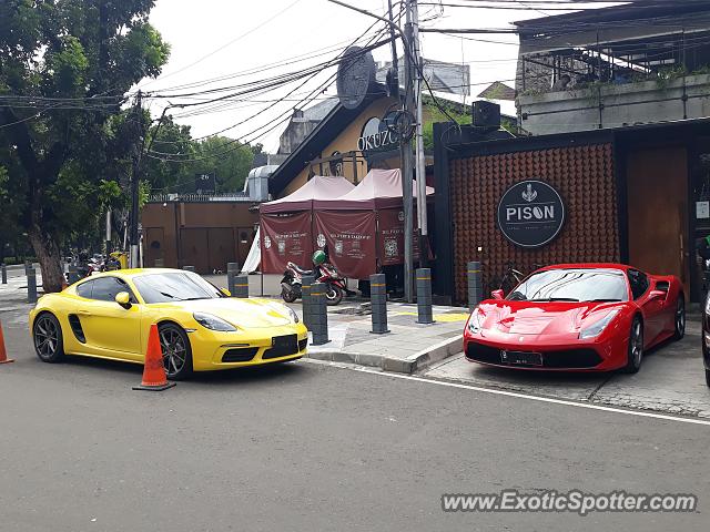Ferrari 488 GTB spotted in Jakarta, Indonesia