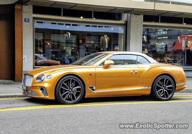 Bentley Continental spotted in Zürich, Switzerland