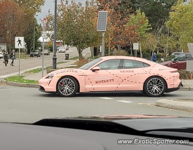 Porsche Taycan (Turbo S only) spotted in Langley, Canada