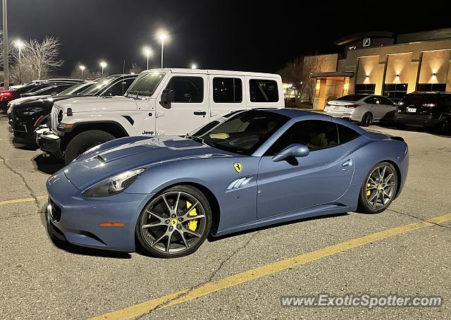 Ferrari California spotted in West Des Moines, Iowa