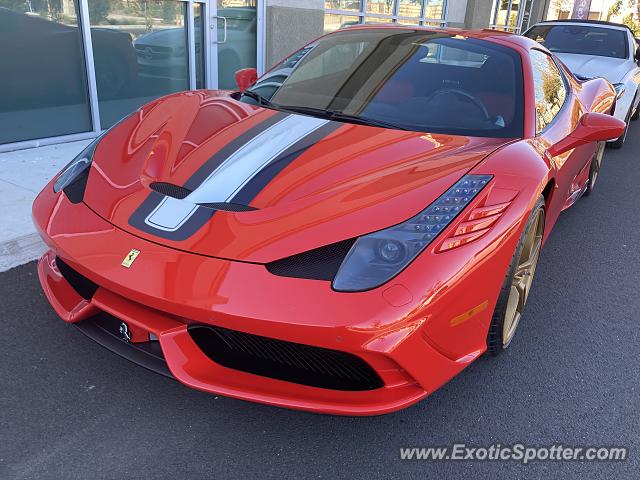 Ferrari 458 Italia spotted in Pleasanton, California