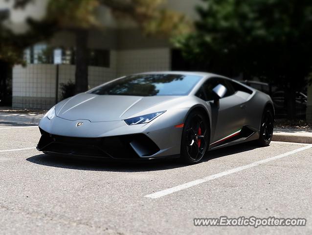 Lamborghini Huracan spotted in Cherry Creek, Colorado