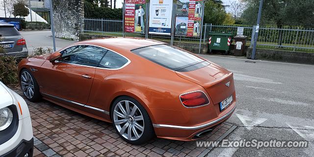 Bentley Continental spotted in Arco, Italy
