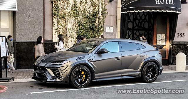 Lamborghini Urus spotted in San Jose, California