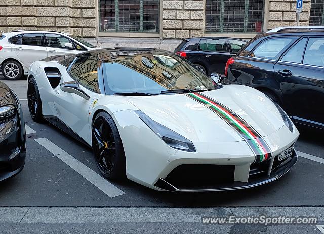 Ferrari 488 GTB spotted in Zurich, Switzerland