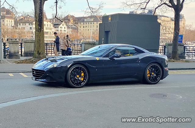 Ferrari California spotted in Zurich, Switzerland