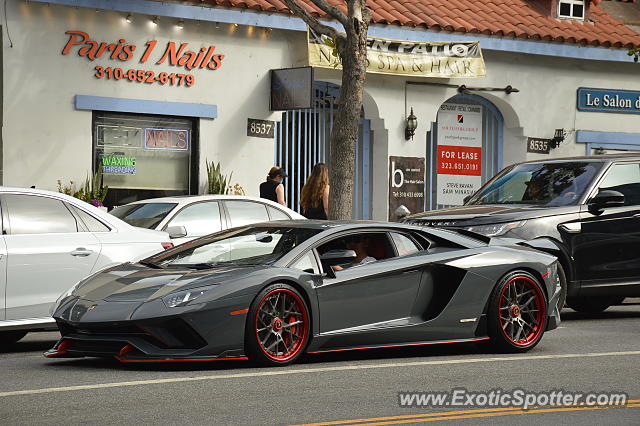 Lamborghini Aventador spotted in Los Angeles, California