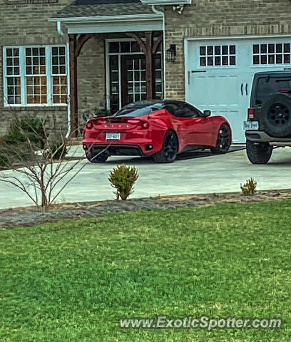 Lotus Evora spotted in Goode, Virginia