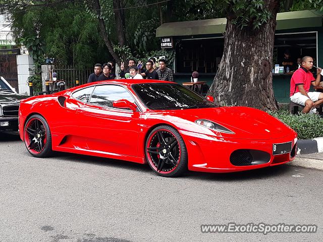 Ferrari F430 spotted in Jakarta, Indonesia