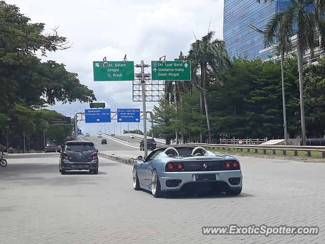 Ferrari 360 Modena spotted in Jakarta, Indonesia
