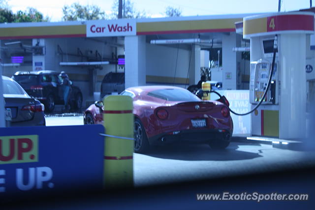 Alfa Romeo 4C spotted in Santa Barbara, California