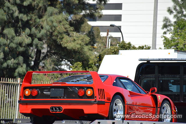 Ferrari F40 spotted in Los Angeles, California