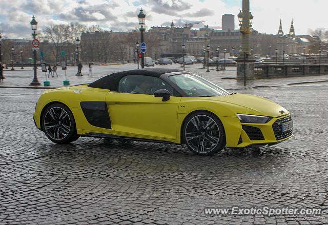 Audi R8 spotted in Paris, France