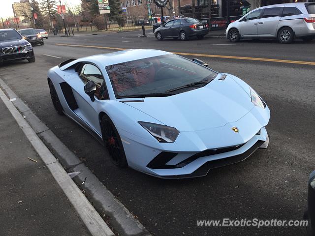 Lamborghini Aventador spotted in Calgary, Canada