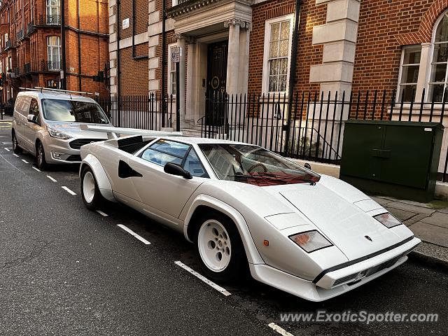 Lamborghini Countach spotted in London, United Kingdom