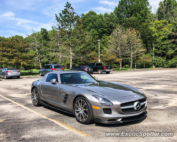 Mercedes SLS AMG spotted in Bloomington, Indiana
