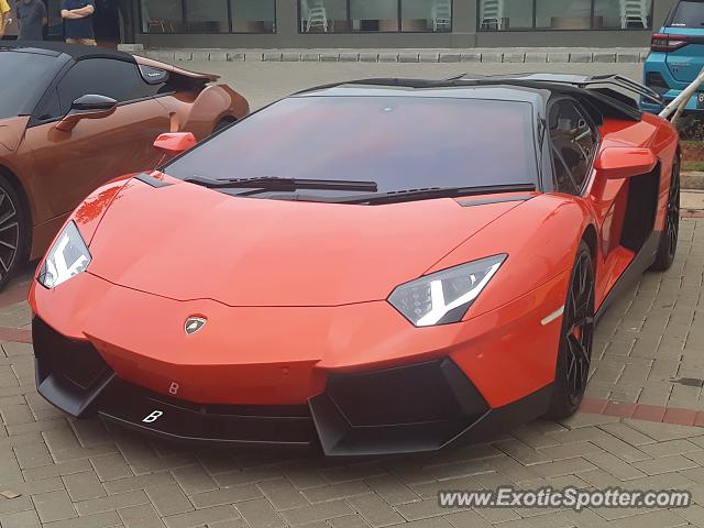 Lamborghini Aventador spotted in Jakarta, Indonesia