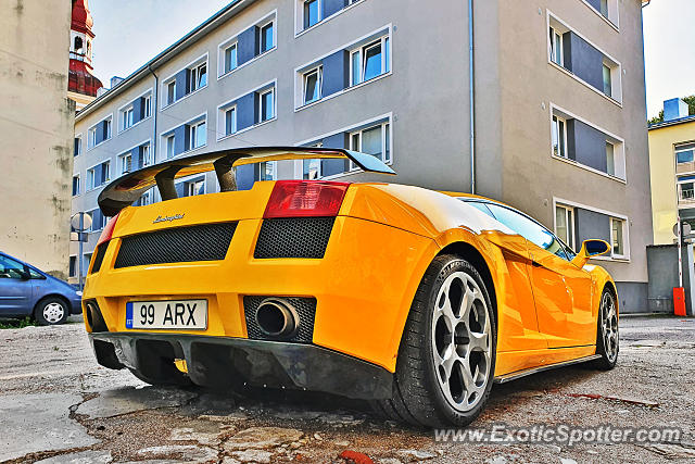 Lamborghini Gallardo spotted in Pärnu, Estonia