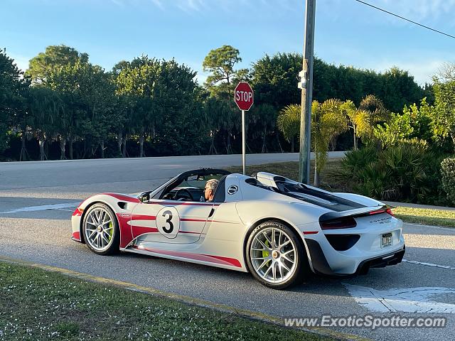 Porsche 918 Spyder spotted in Naples, Florida