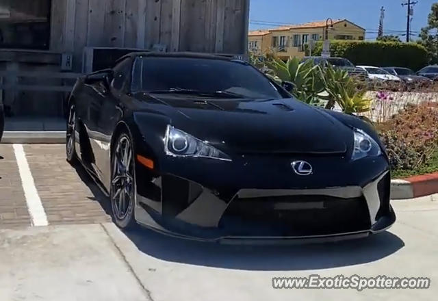 Lexus LFA spotted in Malibu, California