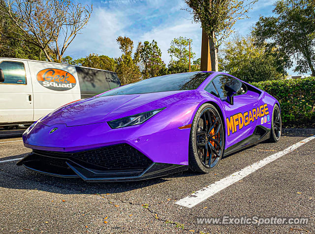 Lamborghini Huracan spotted in Jacksonville, Florida