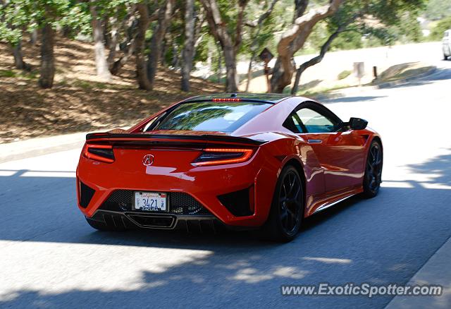 Acura NSX spotted in Carmel Valley, California
