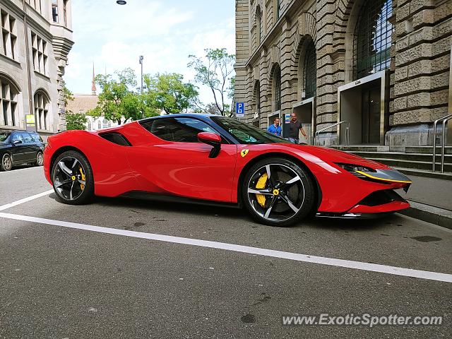 Ferrari SF90 Stradale spotted in Zurich, Switzerland