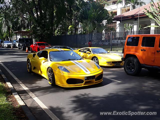 Ferrari F430 spotted in Jakarta, Indonesia
