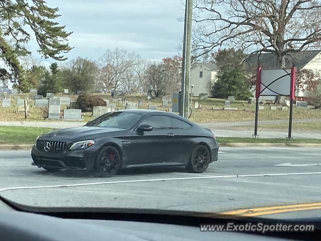 Mercedes C63 AMG Black Series spotted in Asheville, North Carolina