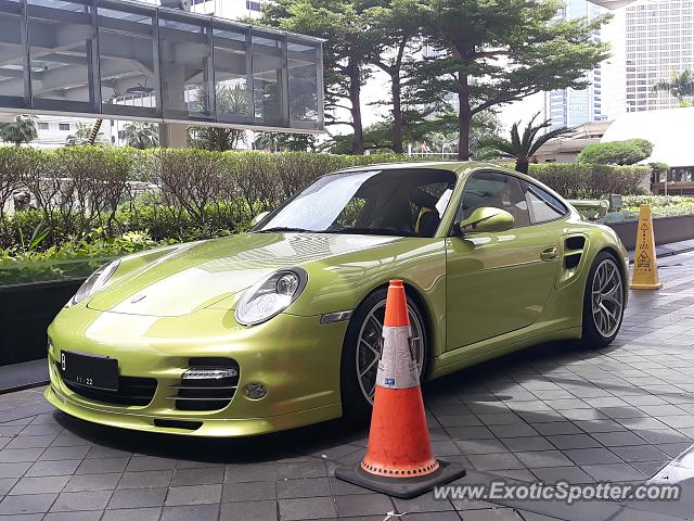Porsche 911 Turbo spotted in Jakarta, Indonesia
