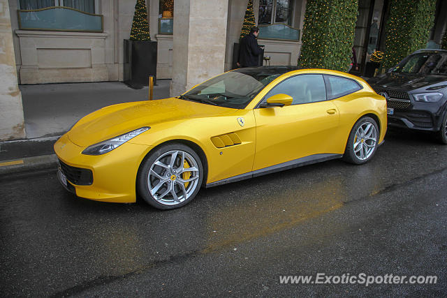 Ferrari GTC4Lusso spotted in Paris, France