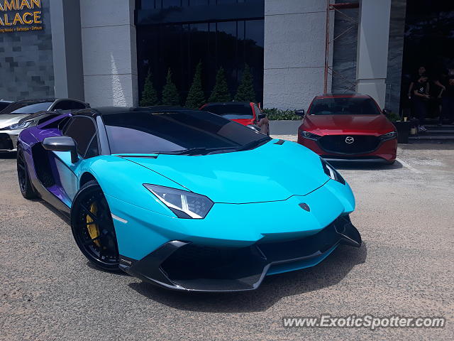 Lamborghini Aventador spotted in Tangerang, Indonesia