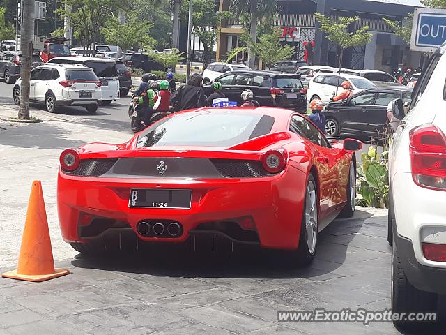 Ferrari 458 Italia spotted in Jakarta, Indonesia