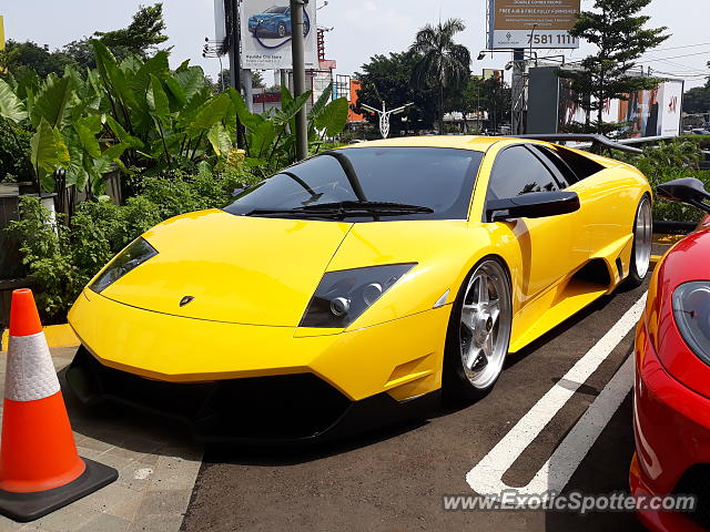 Lamborghini Murcielago spotted in Jakarta, Indonesia