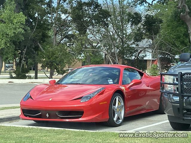 Ferrari 458 Italia spotted in Austin, Texas