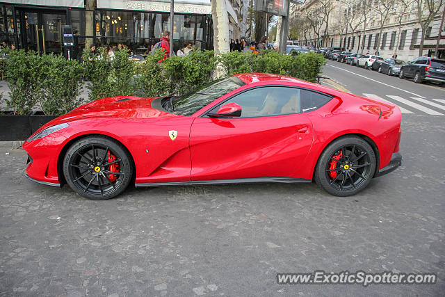 Ferrari 812 Superfast spotted in Paris, France