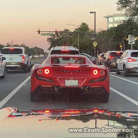 Ferrari F8 Tributo spotted in Orlando, Florida