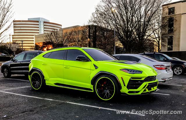 Lamborghini Urus spotted in Charlotte, North Carolina