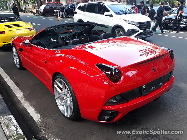 Ferrari California spotted in Jakarta, Indonesia